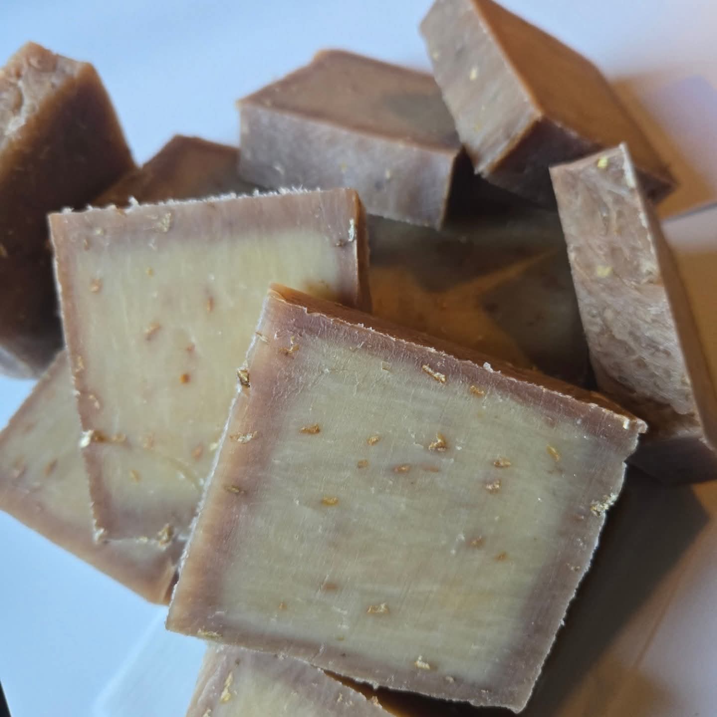 Oatmeal, Milk and Honey exfoliating soap