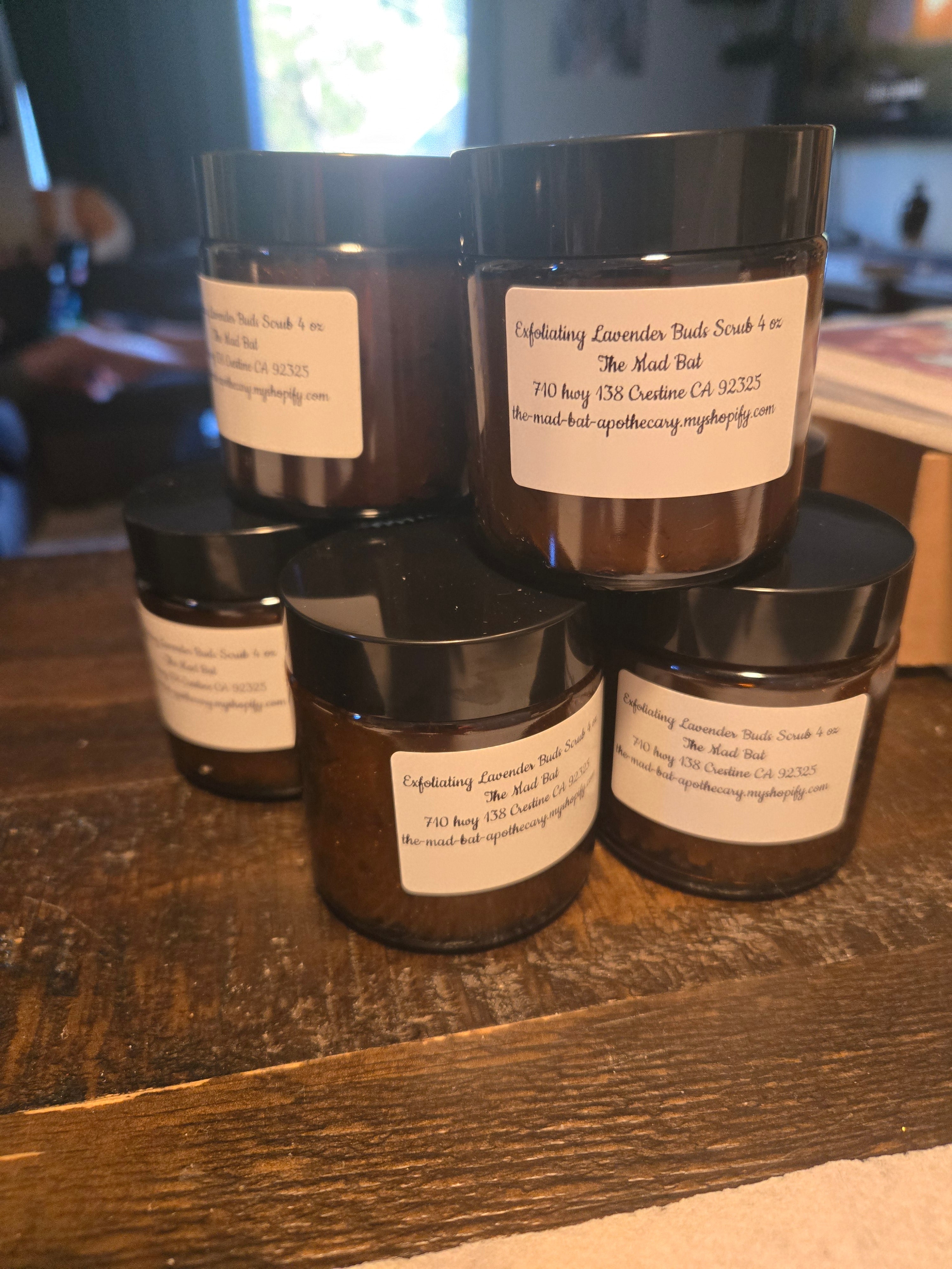 Lavender Bud Dead Sea Salt Scrub 8 oz