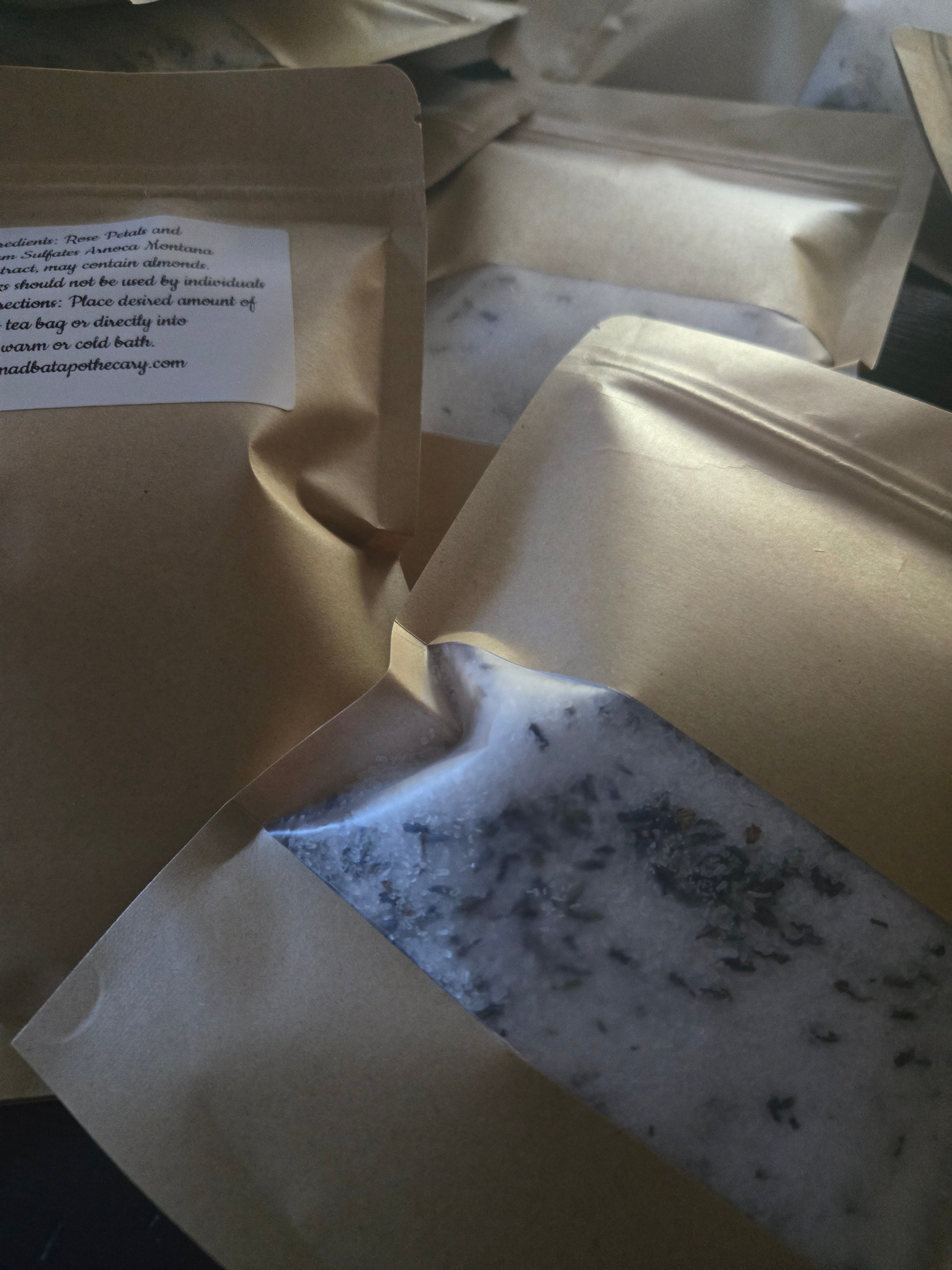 Rose Petal Epsom Salt Bath Tea