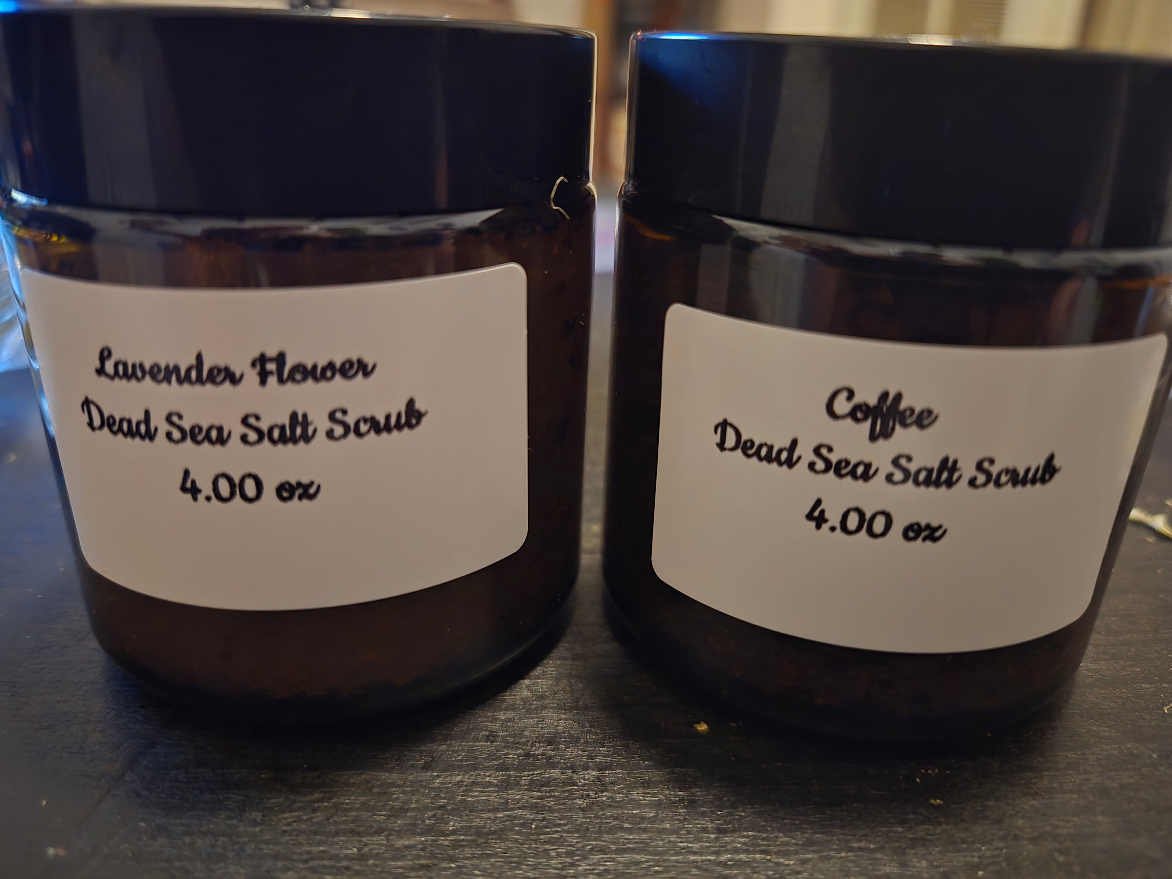 Coffee Cellulite Dead Sea Salt Scrub 4 oz